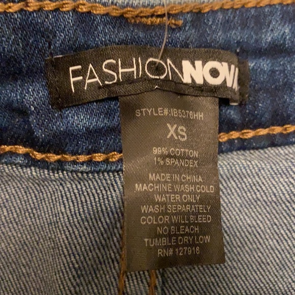 High Rise Denim Shorts - Picture 4 of 6